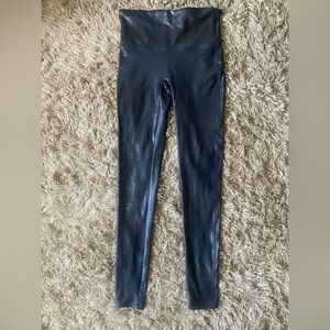 SPANX Glossy Black Leggings